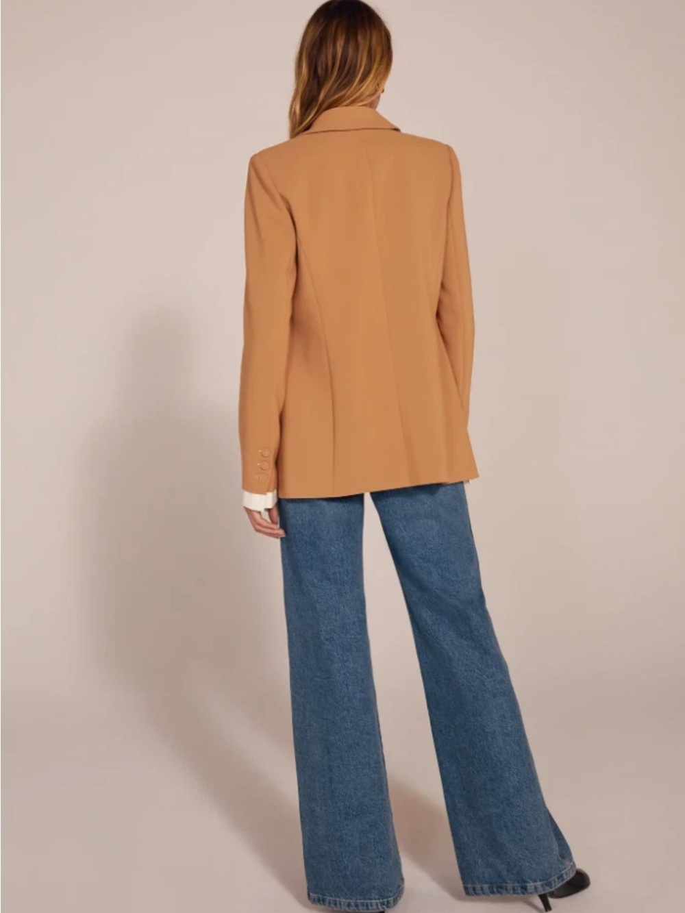 Favorite Daughter Medium THE KELLY BLAZER TAN - Picture 3 of 14